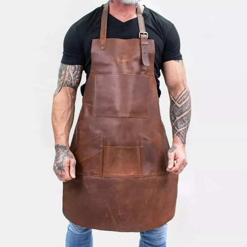 Heavy duty leather apron - duty,